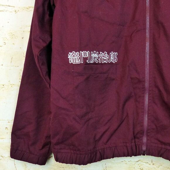 Primitive X Demon Slayer Jacket Men M Red Anime Tanjiro Zip Utility Street Skate - Picture 7 of 16